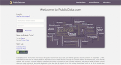 Desktop Screenshot of demosrch.publicdata.com